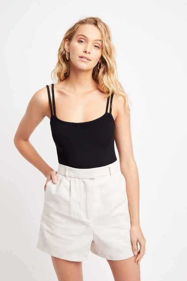 kookai Clara Tank Black