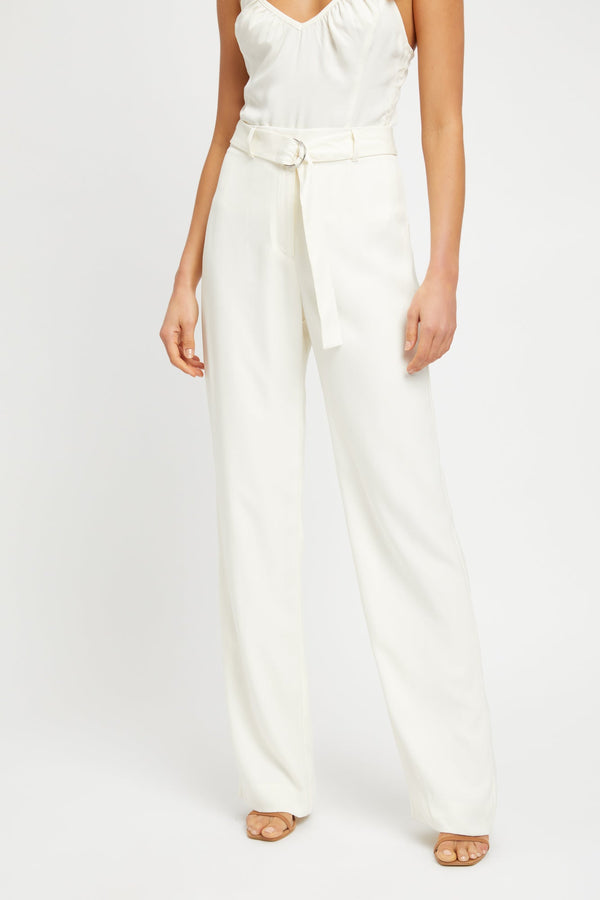 Kookai Clarisa D-Ring Pant Natural White
