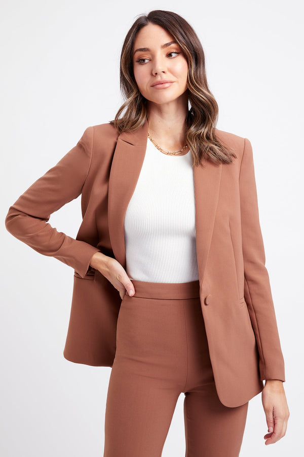 Kookai Classic Delta Blazer Espresso