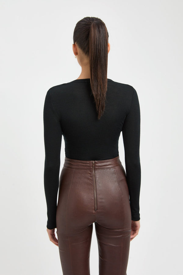 Kookai Claude Top Black