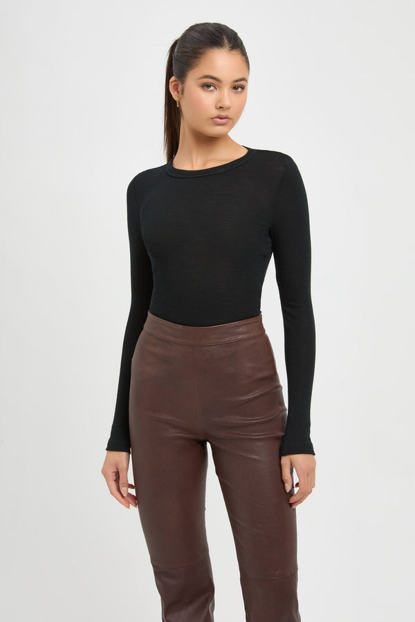 kookai Claude Top Black