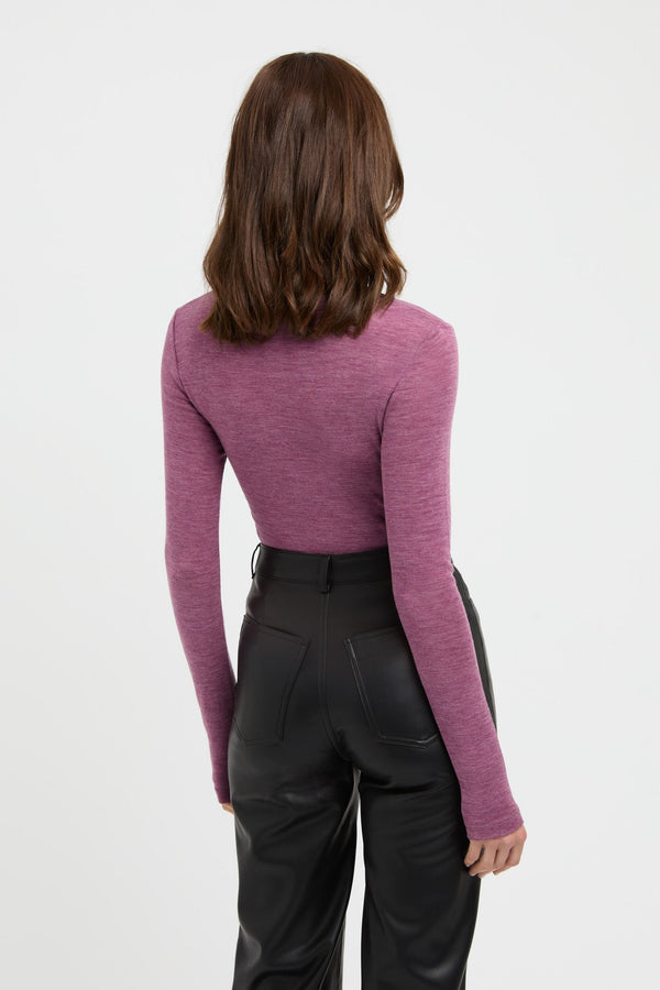 Kookai Claude Top Wineberry Marle