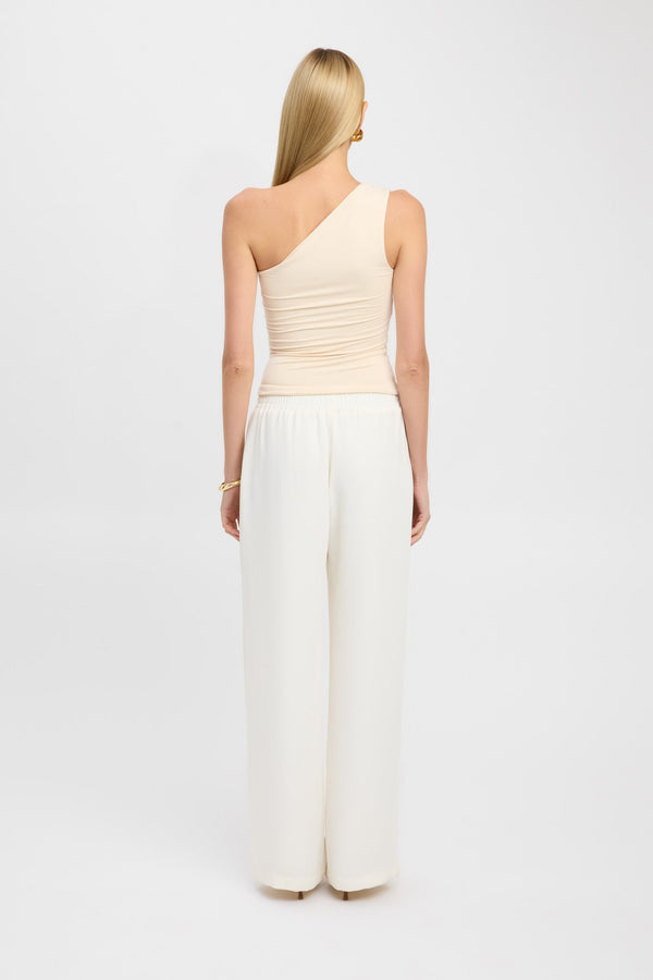 Kookai Coco Rouched Top Butter Cream