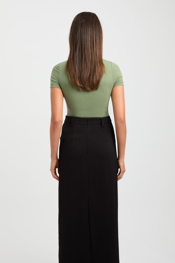 Kookai Cruiser Crew Tee Basil Green