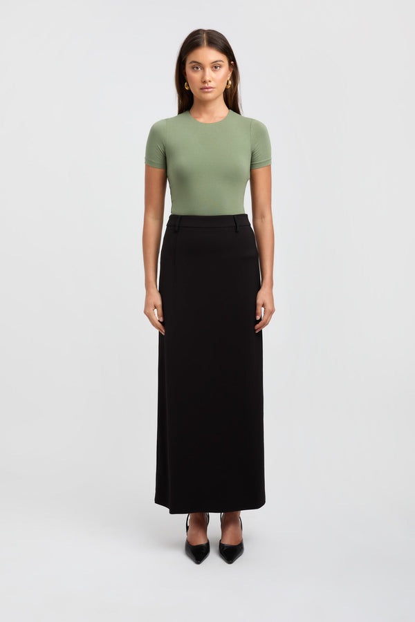 kookai Cruiser Crew Tee Basil Green