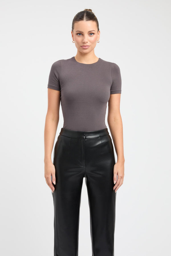 Kookai Cruiser Crew Tee Charcoal