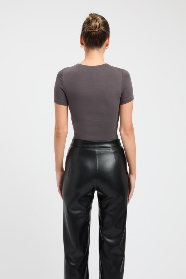 Kookai Cruiser Crew Tee Charcoal