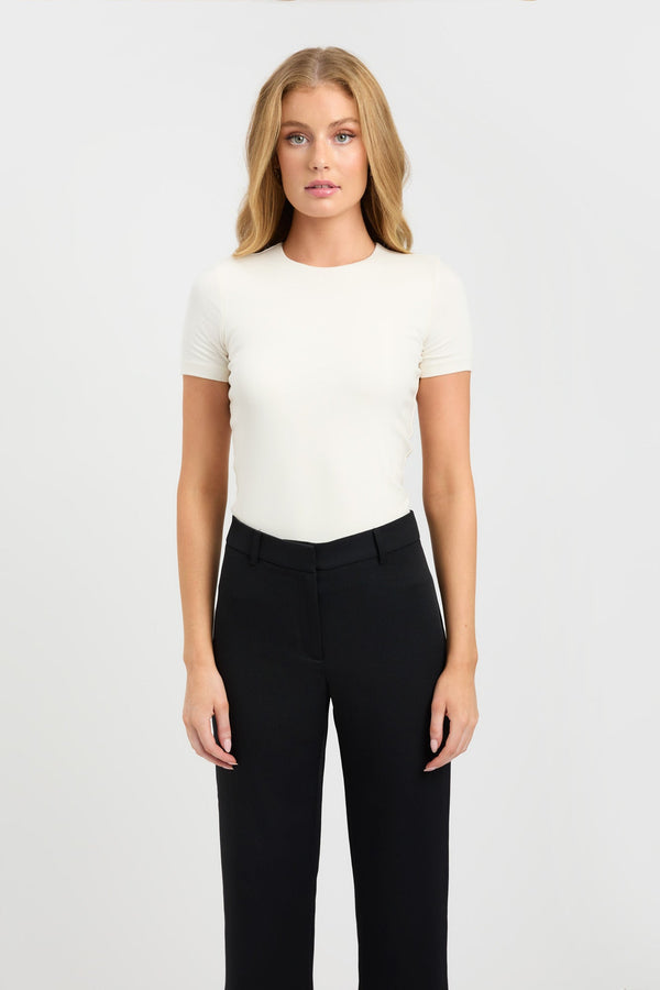 Kookai Cruiser Crew Tee Coconut Milk