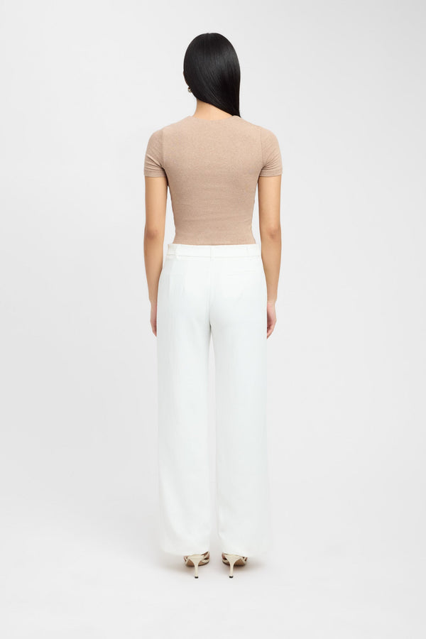 Kookai Cruiser Crew Tee Hazelnut Marle