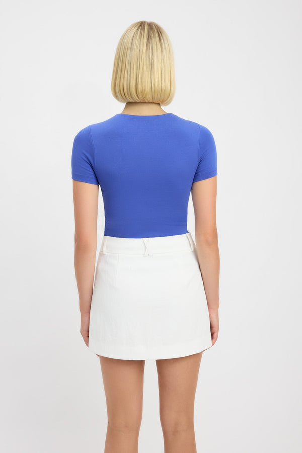 Kookai Cruiser Crew Tee Miami Blue