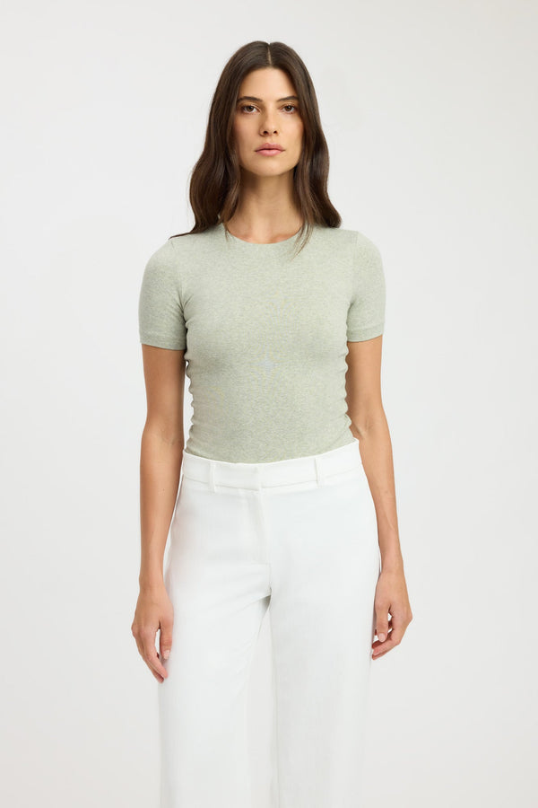 Kookai Cruiser Crew Tee Sage Marle