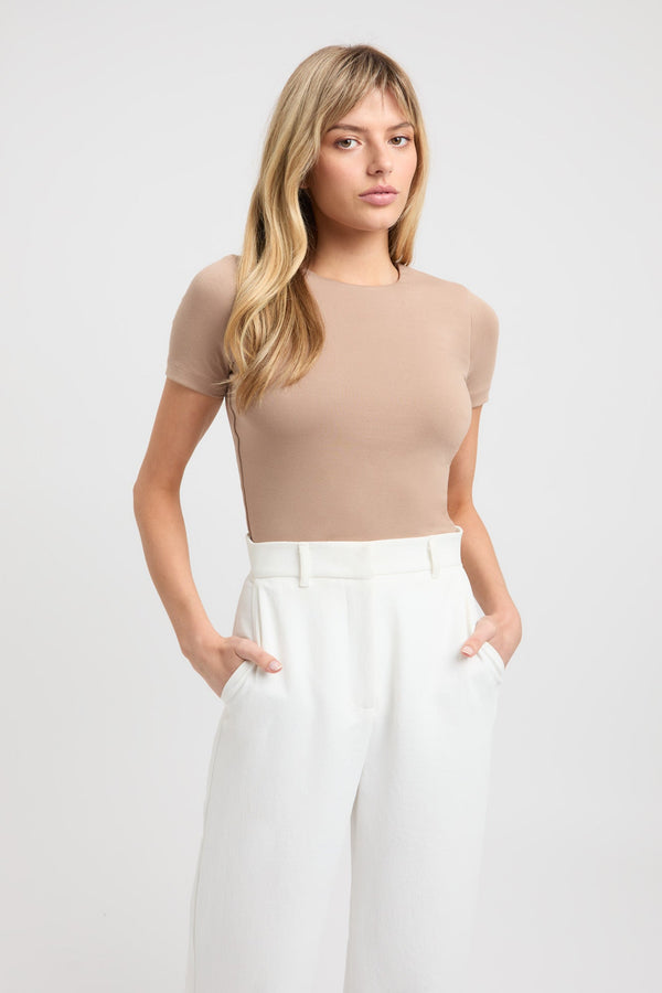 kookai Cruiser Crew Tee Toasted Birch