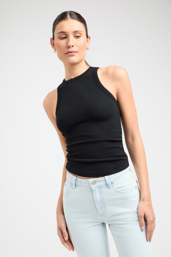 kookai Dakota Tank Black