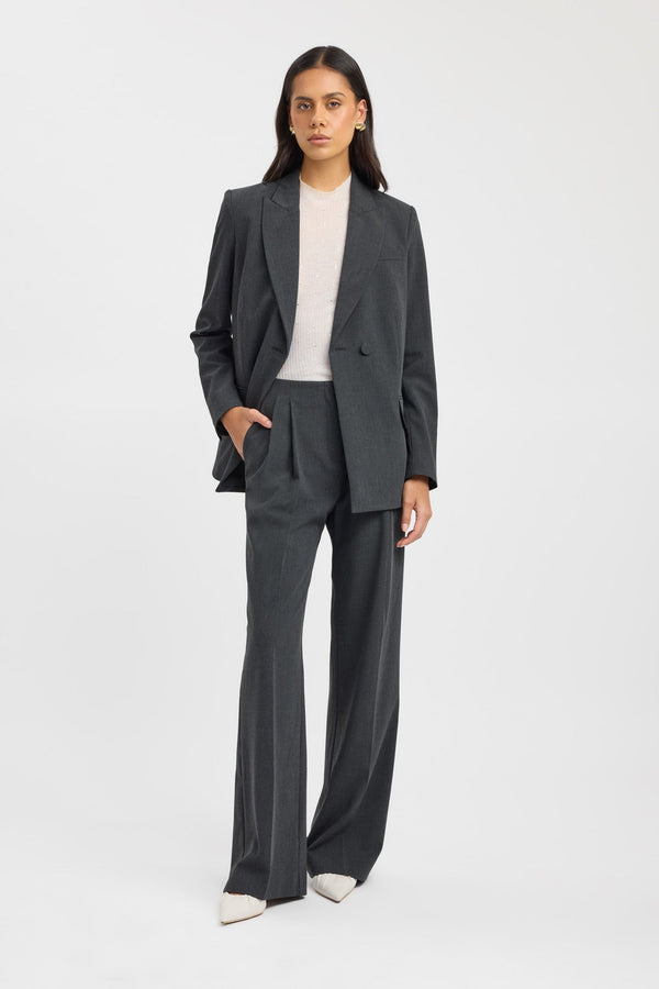 Kookai Dallas Blazer Dark Grey Marle