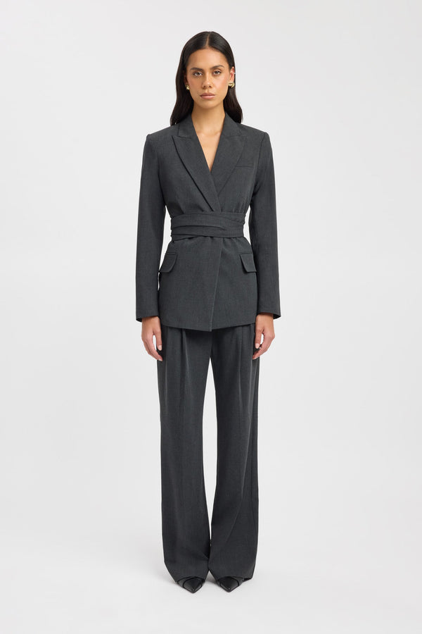 kookai Dallas Blazer Dark Grey Marle