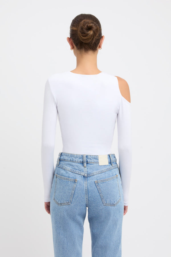 Kookai Danica Cutout Top White