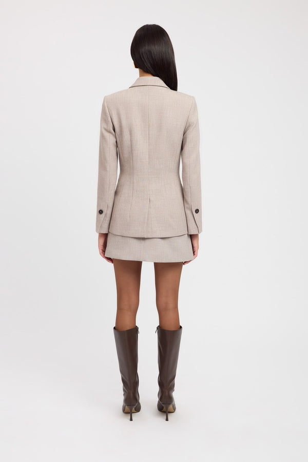 Kookai Darcy Contour Blazer Ginger Snap Marle