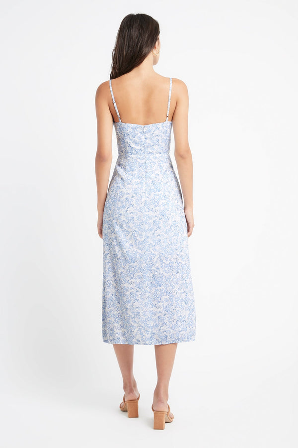 Kookai Darcy Split Midi Dress Multi