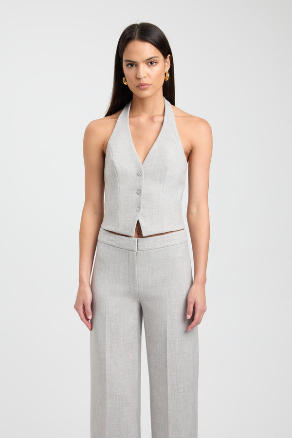 Kookai Darcy Vest Top Grey Marle