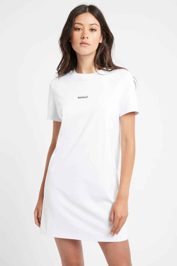 Kookai Dawson Tee Dress White