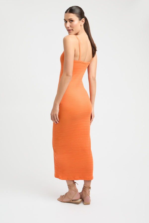 Kookai Dayton Dress Citrus Orange Marle