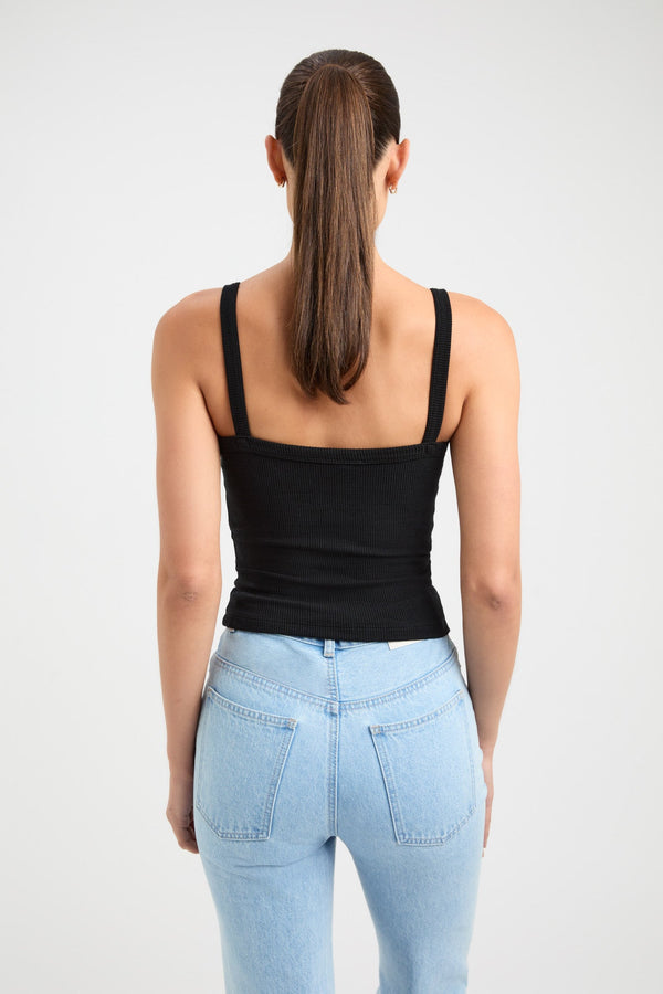 Kookai Dayton Top Black