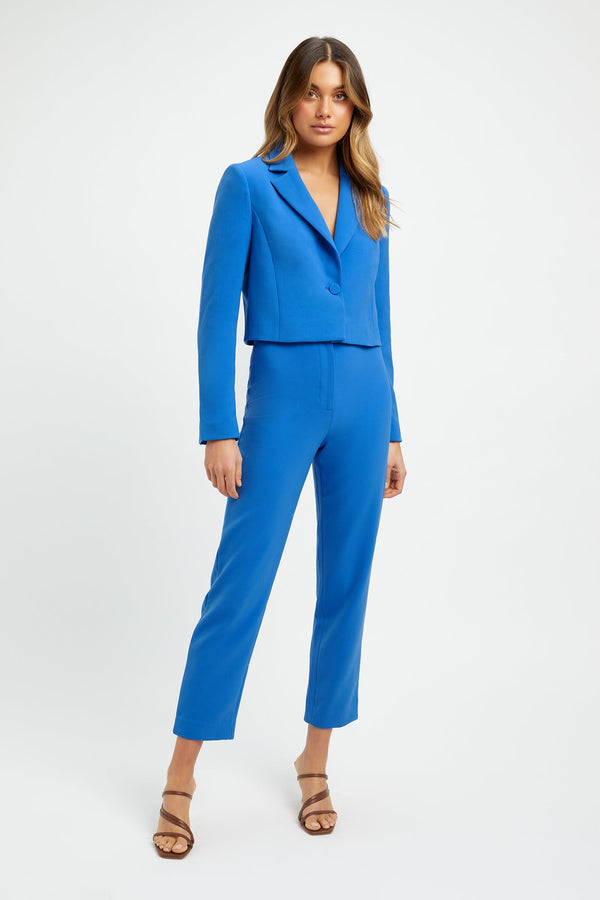 Kookai Delta Cropped Blazer French Blue