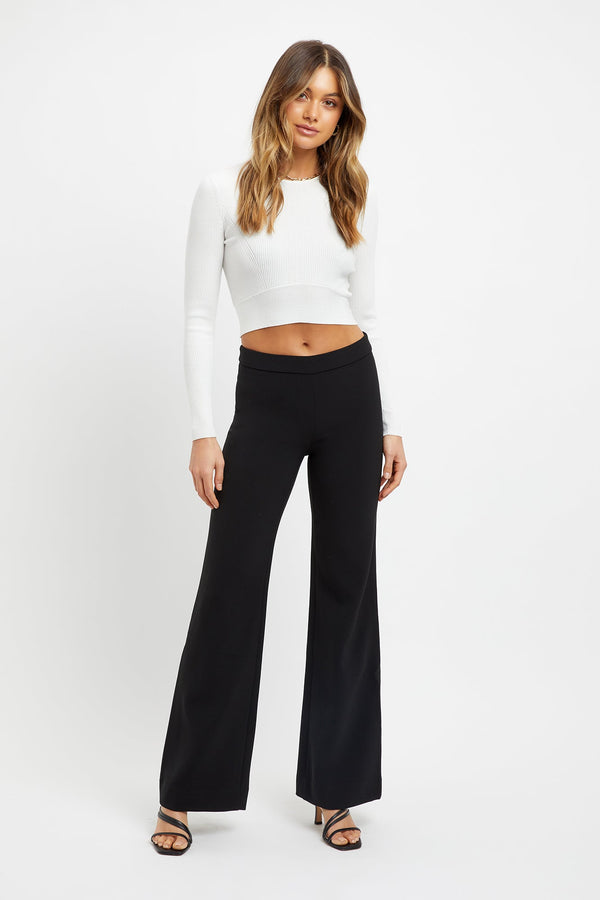 kookai Delta Low Rise Pants Black