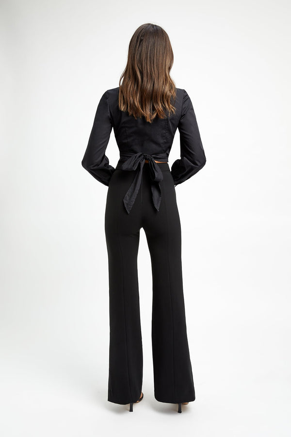 Kookai Delta Split Leg Pant Black