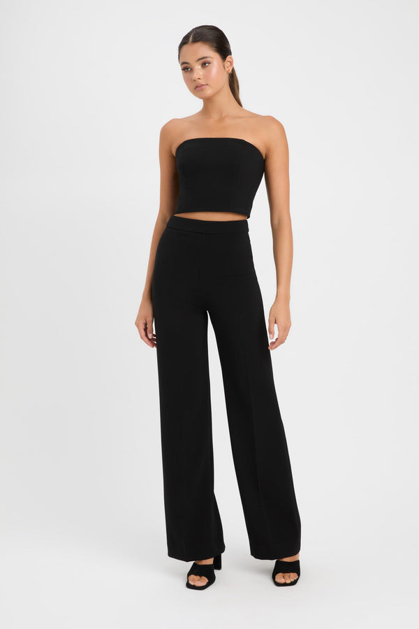 Kookai Delta Strapless Top Black