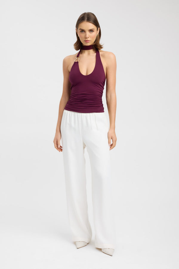 kookai Demi Top Plum