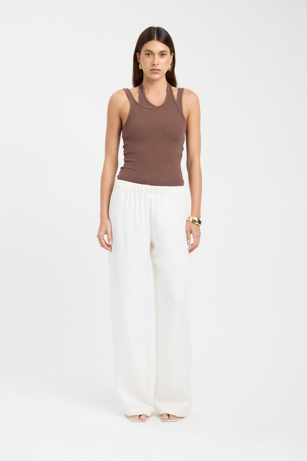 kookai Dollie Tank Maple Brown