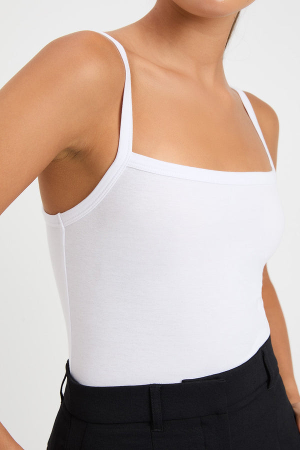 Kookai Dottie Bodysuit White