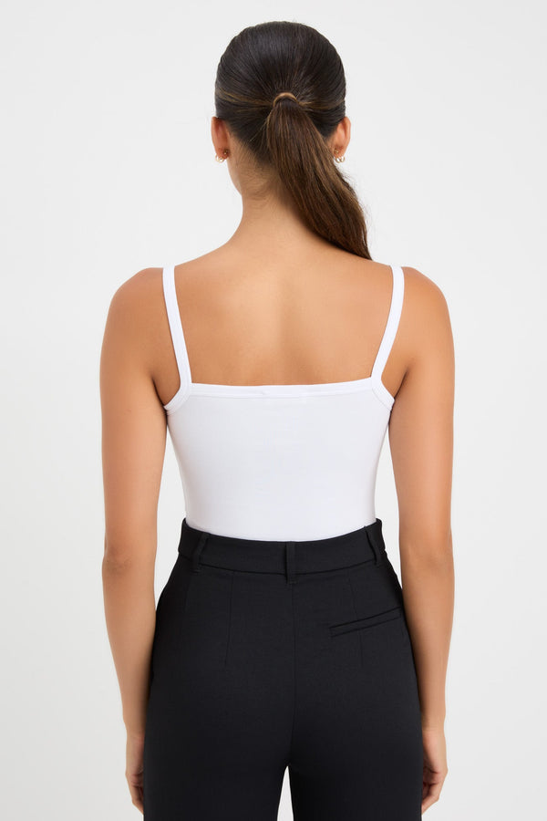 Kookai Dottie Bodysuit White