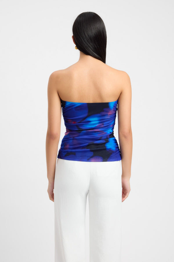 Kookai Dusk Strapless Top Multi