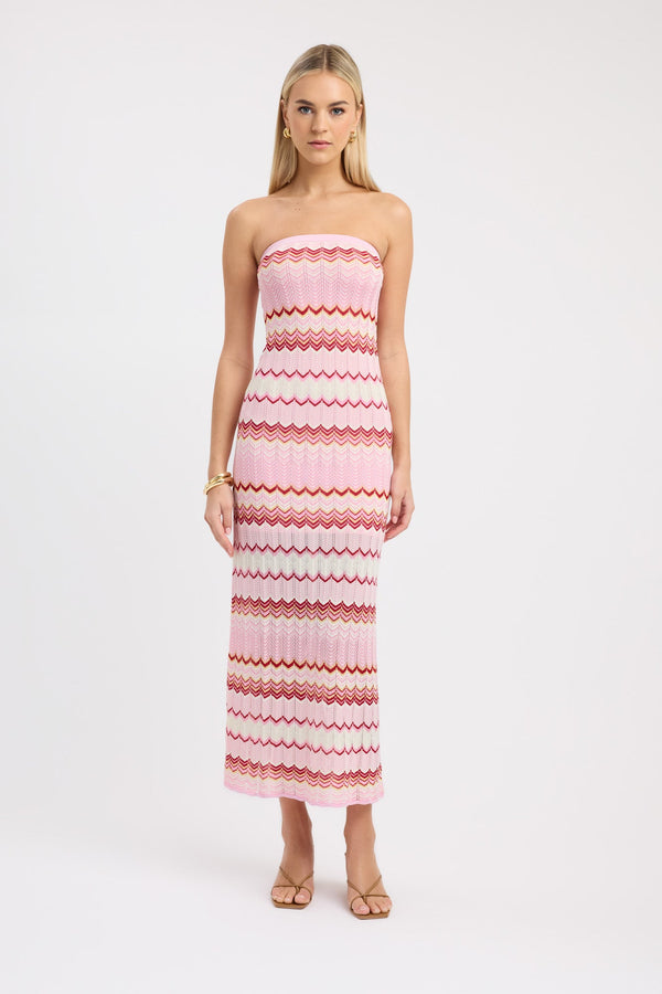 kookai Eadie Maxi Dress Baby Pink