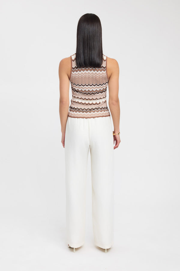 Kookai Eadie Top Brown Multi