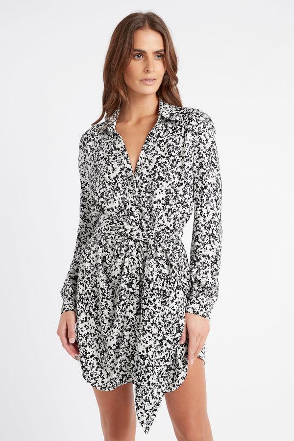 kookai Elara Shirt Dress Multi