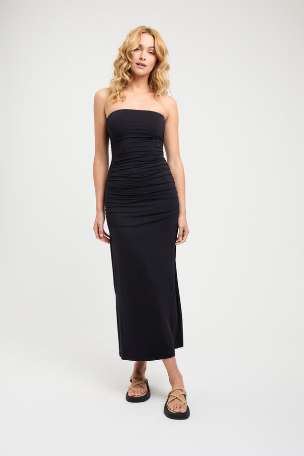 kookai Elise Strapless Dress Black