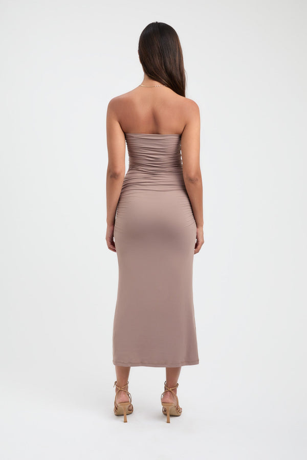 Kookai Elise Strapless Dress Ginger Snap