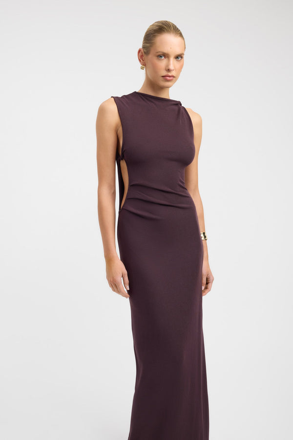 Kookai Elle Maxi Dress Cocoa