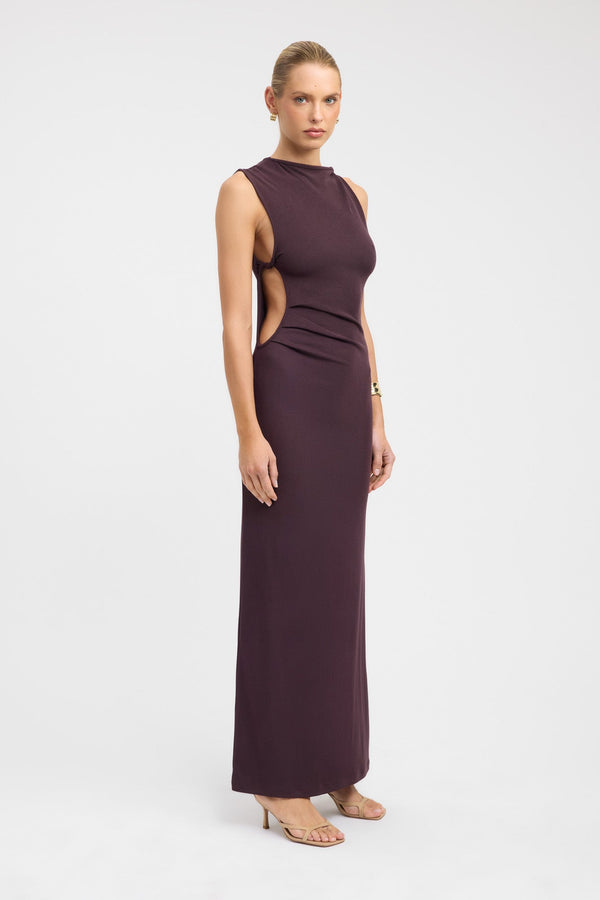 Kookai Elle Maxi Dress Cocoa