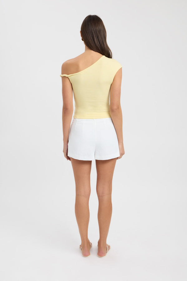 Kookai Elle Off Shoulder Top Sunlight