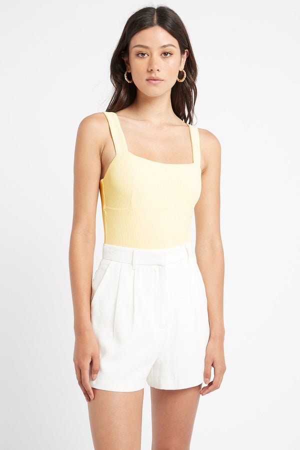 kookai Eloisa Bodysuit Sorbet Yellow