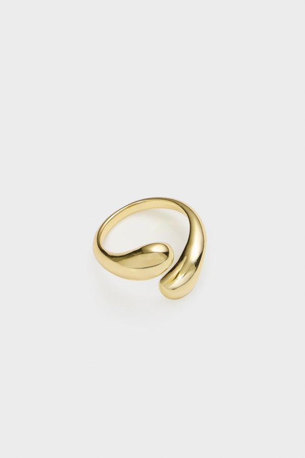 kookai Elsa Tear Drop Ring Gold