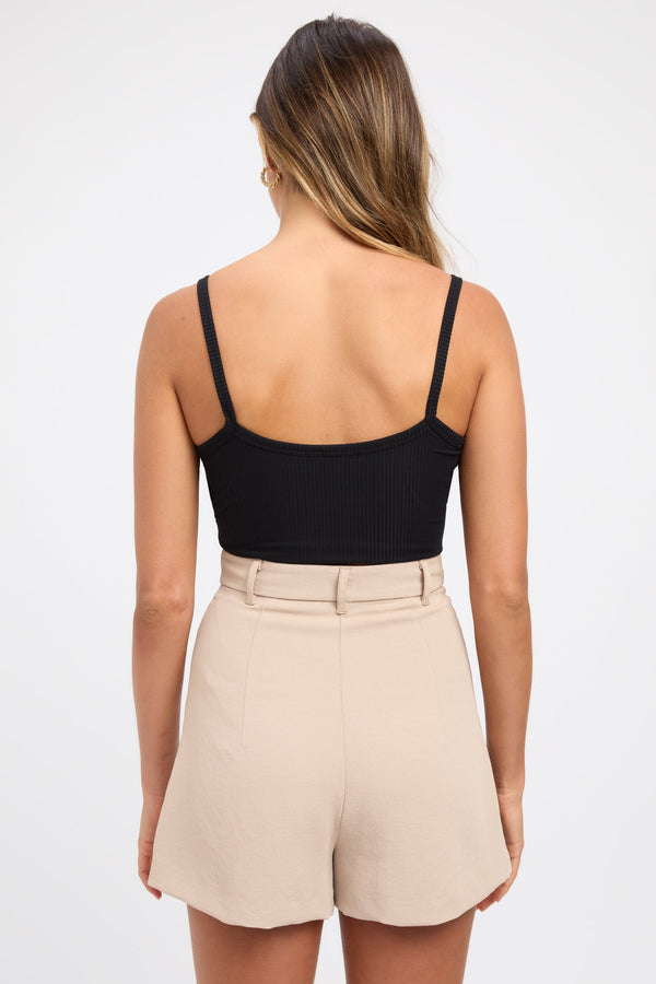 Kookai Erica Super Crop Black