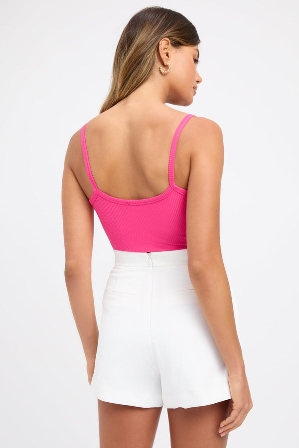 Kookai Erica Super Crop Hot Pink