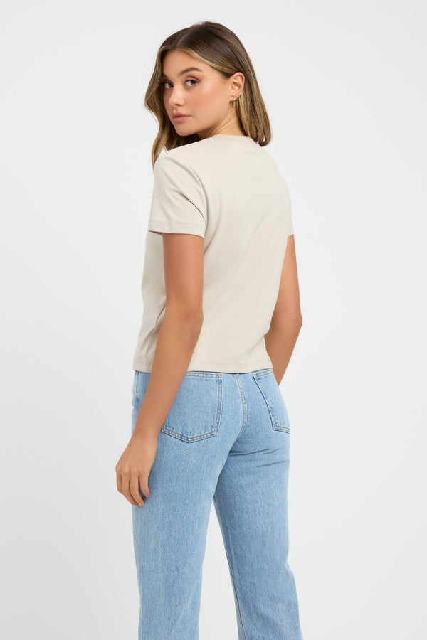Kookai Essential Slim Tee Fog