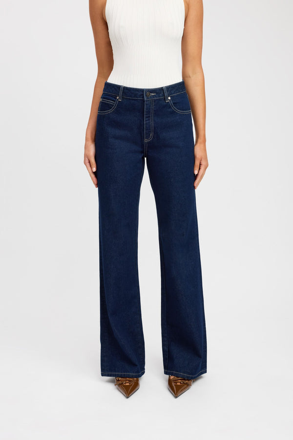 Kookai Ezra Jean Dark Indigo