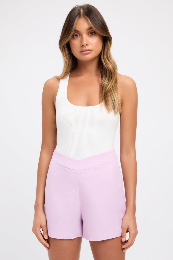 kookai Fenton Vee Shorts Orchid Bloom